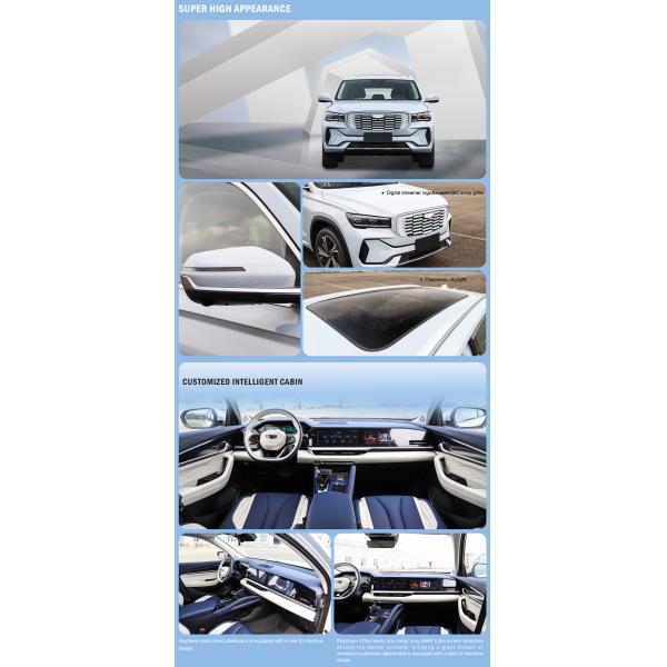 2024 Geely Monjaro gasoline car 4wd 2.0TD AWD high performance edition new car made in China Geely xingyue L