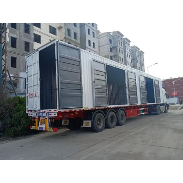 53ft Enclosed Box Cargo Dry Wing Van Truck Semi Trailer with 30-100T Max Payload