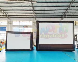 Cheap 0.55mm PVC Inflatable Movie Screen Blow Advertising Cinema Projection Show wholesale