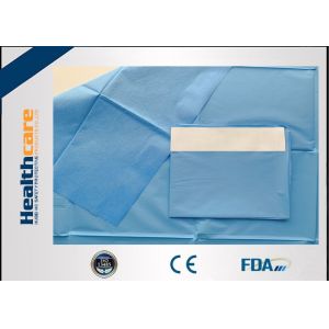 Cheap SMS Single Plain Disposable Surgical Drapes , Comfortable Medical Drapes wholesale