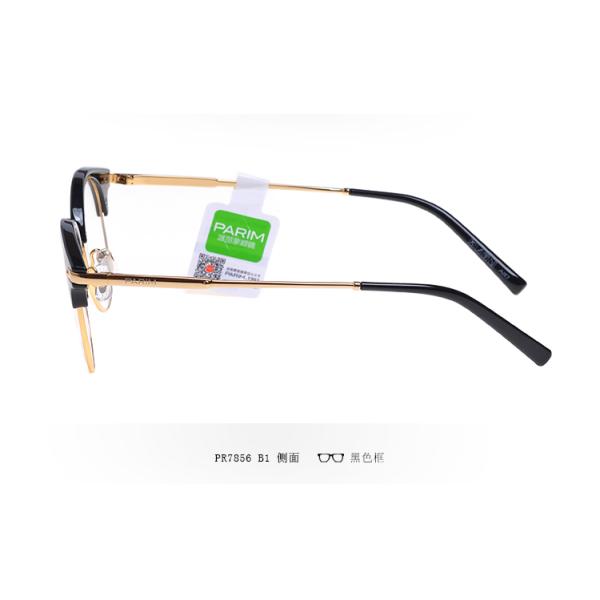 Fashionable Unisex Parim Eyeglasses Frames Light Half Frame Round Eye