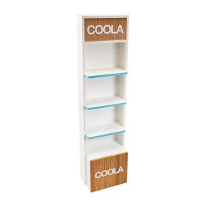 Cheap POS Wooden Display Stand Suncare Products Freestanding Retail Display For Cosmetic Store wholesale