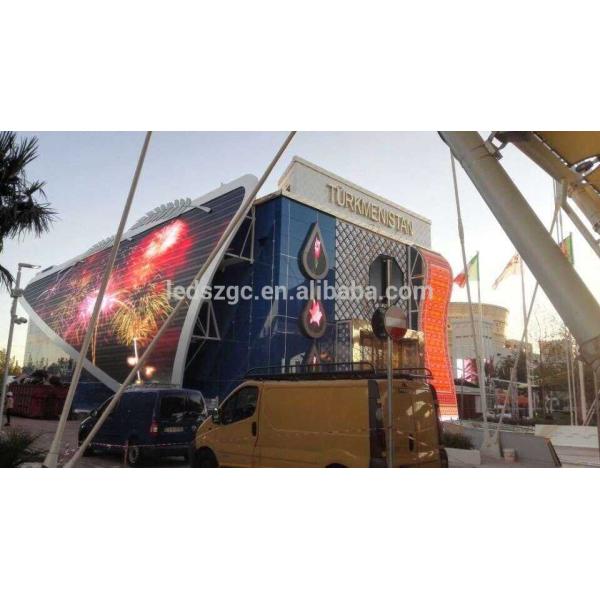 P16 Outdoor Advertising Led Screen Flexible Transparent Led Curtain Display Portable