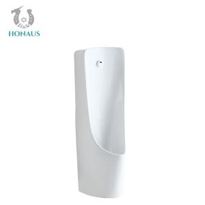 China Public Men Toilet Urinal Floor Mounted Ceramic Urinal Sensor Flushing on sale