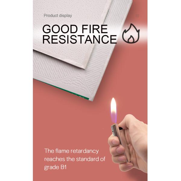 Modern 8.5mm PVC False Ceiling Panel 595X595Mm PVC Plasterboard Gypsum for Interior Decorative Ceiling Decoration