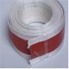 SGS Silicone Rubber Fiberglass Sleeving For Cold Temperature Protection for sale