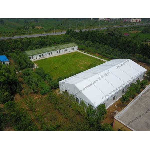 15 x 30m Giant White PVC Event Tent , Outdoor Canopy Party Tent Camouflage Decorations