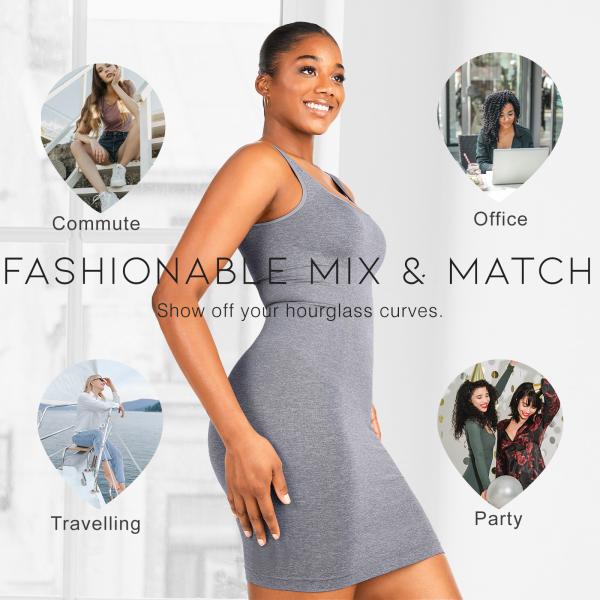 2024 Fashion Element Simple Midi Dresses For Women Slim Fit Sleeveless Skirt For Your