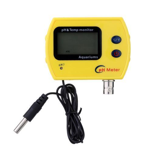 Online pH Meter for Aquarium Acidimeter Water Quality Analyzer pH & TEMP Meter Measure E1147