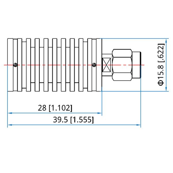 IBS DAS High Frequency 18G 10W N Male RF Dummy Load 50 Ohm Resistor