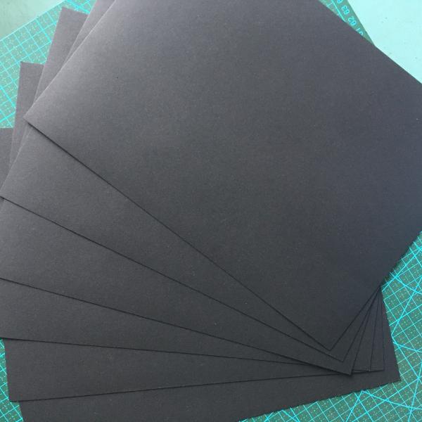 Quality 0.13mm Black Cardboard Paper for sale