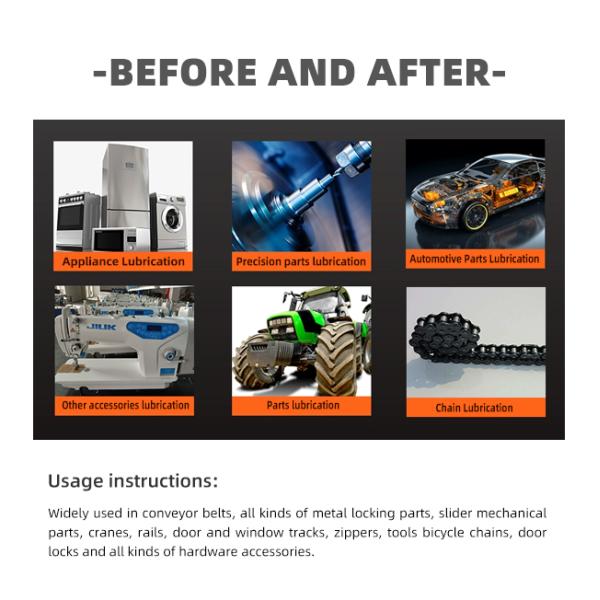 Grease Spray Lubricating Grease Highly Efficient Penetration Quick Cleaning
