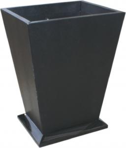 China PULV Hotel Recycling Bins PU Leather Cover With Metal Inner on sale