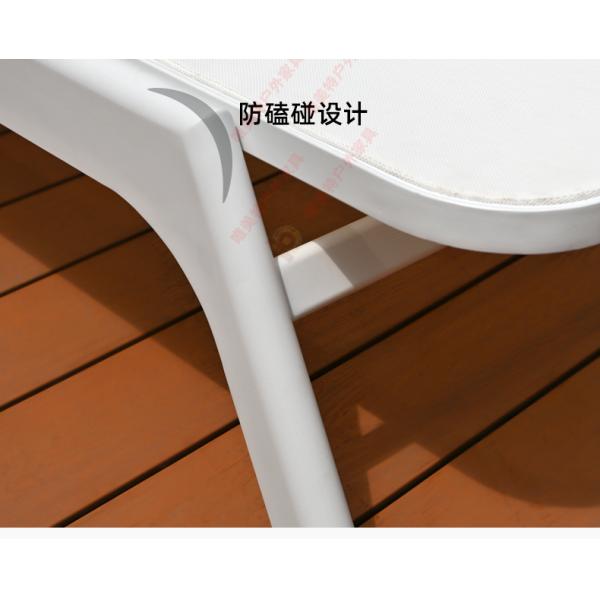 "Outdoor swimming pool lounge chair, villa courtyard hotel, outdoor leisure solid wood lounge bed, homestay, beachside anti-corrosion wood beach chair