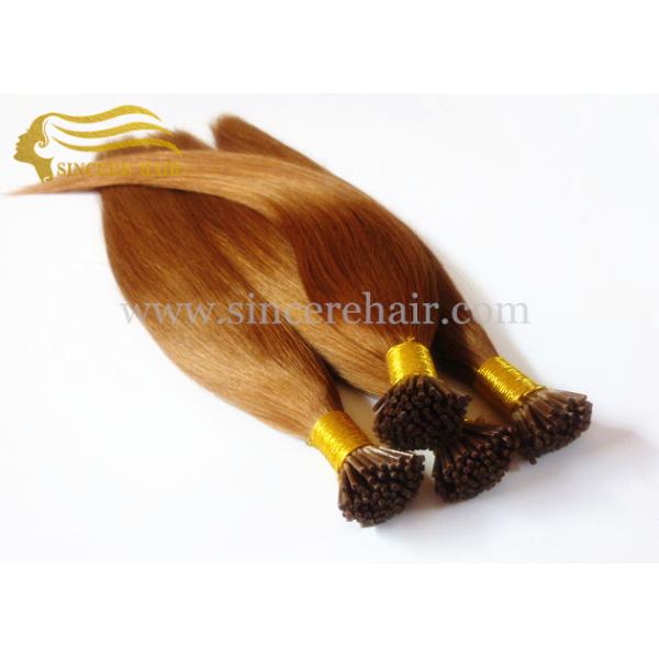 Top quality cheap wholesale prices 18" pre bonded I tip hair extensions for sale 22" Jet Black #1 Tape In Remy Human Hair Extensions 2.5 Gram X 20 Pieces For Sale