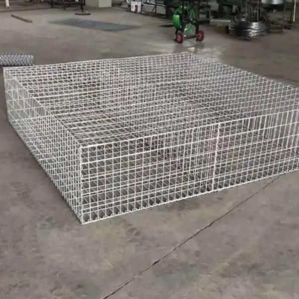 4x4x1 Galvanized Welded Wire Mesh Gabion Basket/Gabion Box with Hot Dipped Galvanized