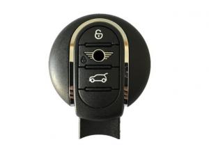 China PCF7953 Chip BMW Car Key Mini 3 Button Remote Key 433 Mhz Black Color on sale