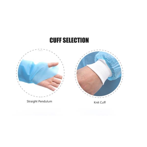 High Quality B2B CPE Gowns with Tie Closure in 125*190cm and 140*205cm Sizes, Free Sample Available