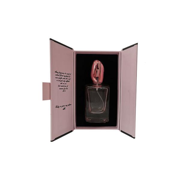 PMS Magnetic Closure Gift Perfume Packaging Box With Ribbon OEM ODM