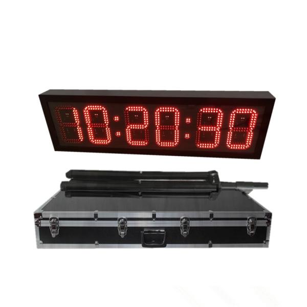 Quality Six Digits City Marathon Race Electronic Clock Wireless With Battery for sale