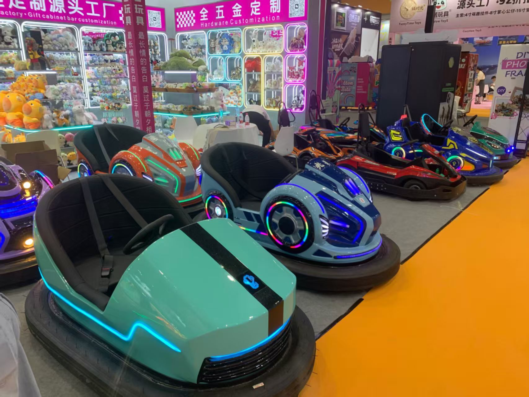 Colorful Childrens Electric Bumper Cars 6km/H Electric Dodgem Car