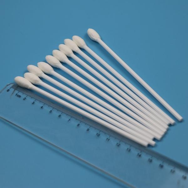 Disposable White PP Stick 10mm Big Round Head Cotton Bud Medical Cotton Swab Applicator