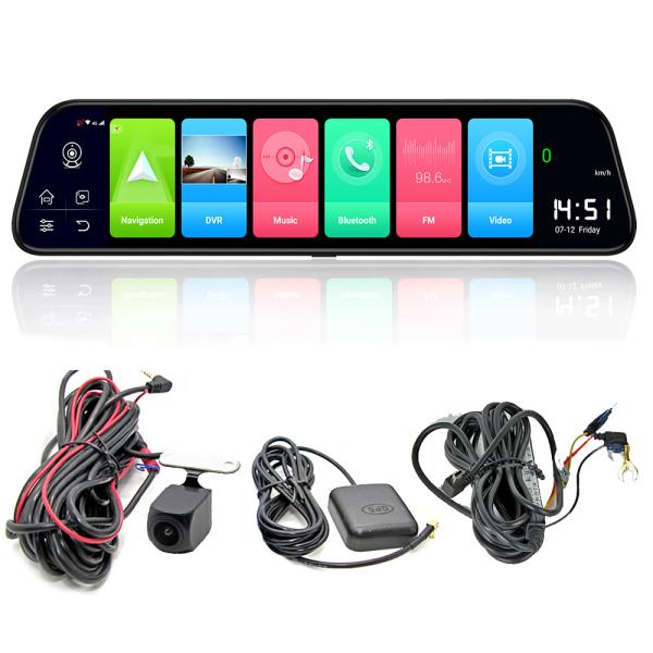 12inch FHD 320*1280 Pixels 800mAh Android System Car DVR