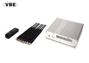 China 16W Wifi GPS Cell Phone Signal Jammer Remote Control Large Frequency Ranges on sale
