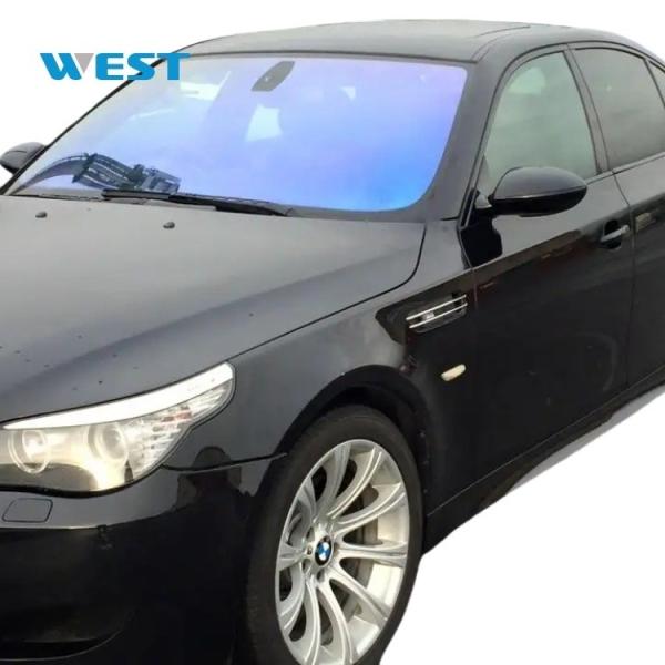 Solar Car Tint High Reflective Light Chameleon Nano Ceramic Auto Front Window Tint Film
