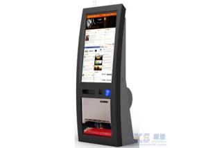 Cheap Self Help Shoe Polisher Service Kiosk , RFID / NFC Card Payment Bar Code Reader Terminal wholesale