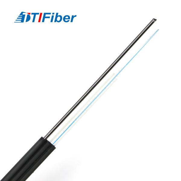 Singlemode GJYXFCH Aerial Outdoor Fiber Optic Cable For FTTH Self Support
