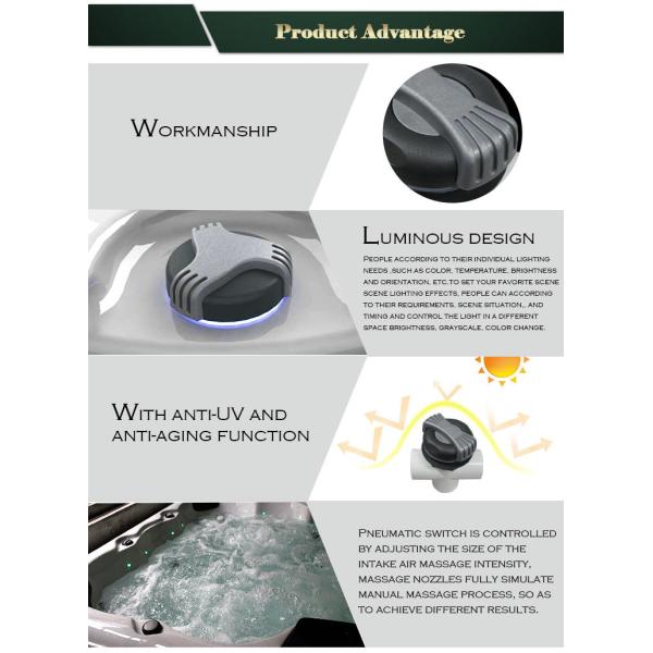 Spa Led Hot Tub Diverter / Valve Inflatable Spa Hot Tub Accessories