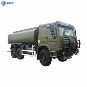 China Capacity 20000L SINOTRUK HOWO 6x6 336hp All Wheel Drive Diesel Tanker Truck on sale
