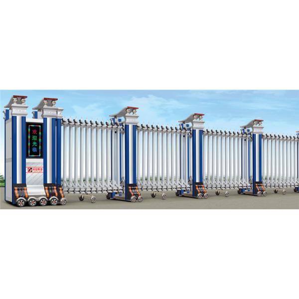 Electric Security Automatic Driveway Retractable Gate 40 Persons / Min