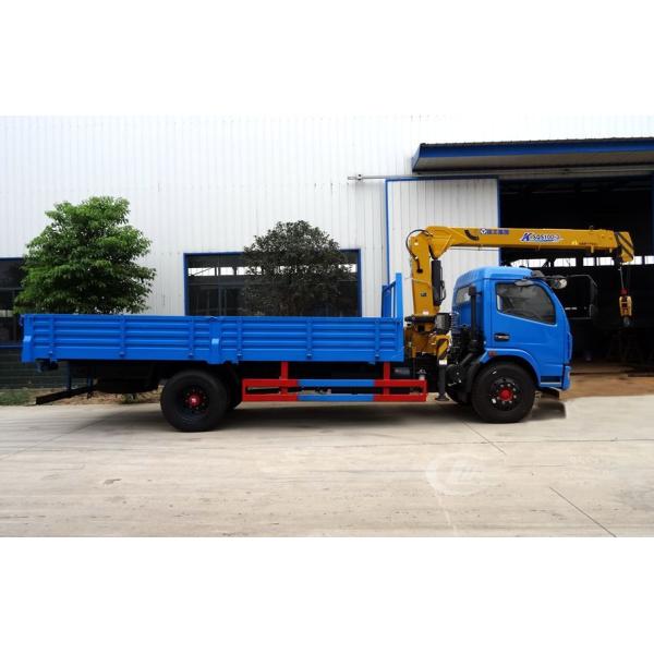 Straight Arm Truck Mounted Mobile Crane , Heavy Duty Telescoping Boom Crane