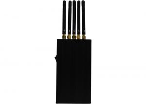 China 4W 5 Antenna Portable Cell Phone Jammer WIFI / GSM / 3G With Dip Switches on sale