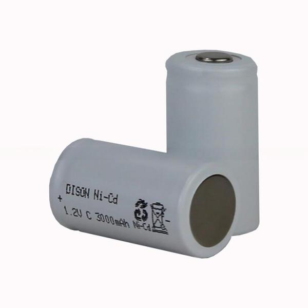 High Low Temperature NiCd Rechargeable Battery Cells C 1.2V 2.5Ah