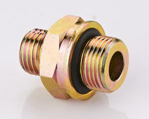 China Brass DIN Hydraulic Fittings , O - Ring Metric Pipe Thread Fittings on sale