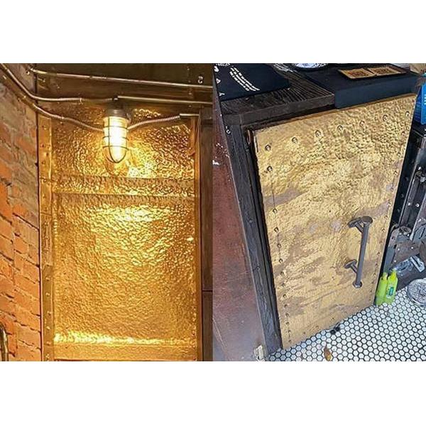 SS Steel Sheet 304 316 Antique Copper Plate Surface Hammered Textured Decorative Stainless Steel Sheets