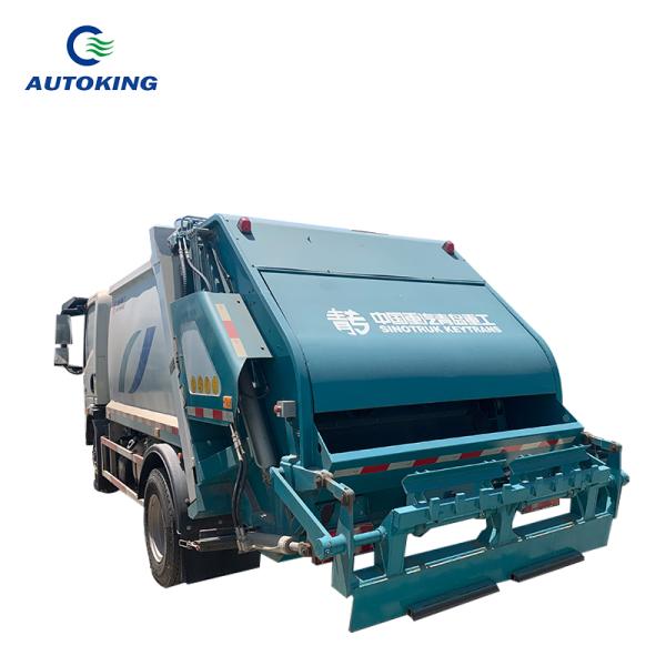 12m3 Electric Sanitation Truck Compressed Garbage Cleaning Truck 12 Cubic Meters