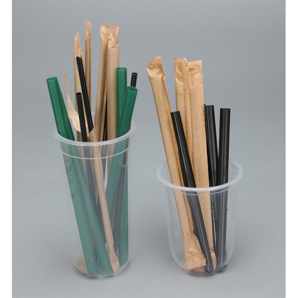 100% Eco Friendly Biodegradable Disposable Plastic Straws PLA Raw Material