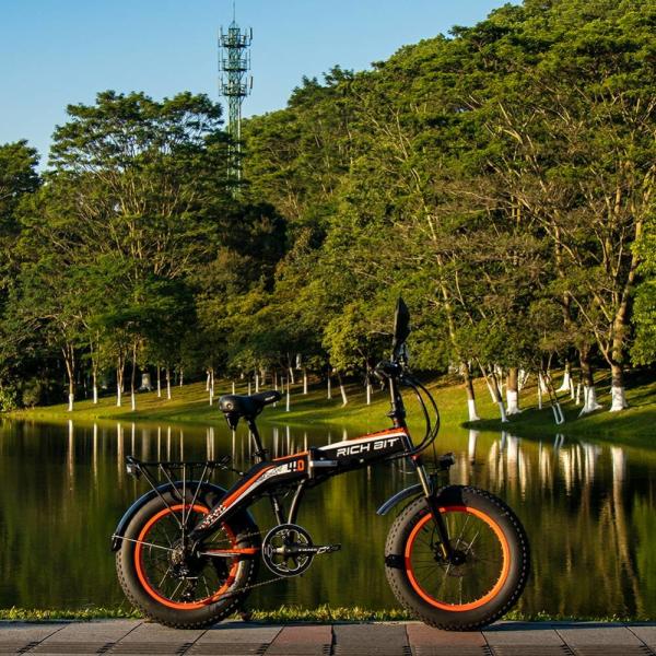 500W 20 Inch Fat Tire Ebike Foldable For Adults RICH BIT TOP-016