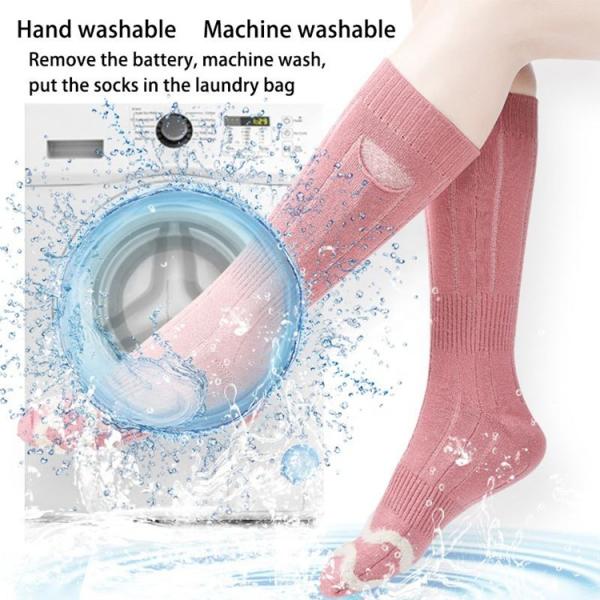 High Ankle Rechargeable Heated Socks Casual woven Weaving
