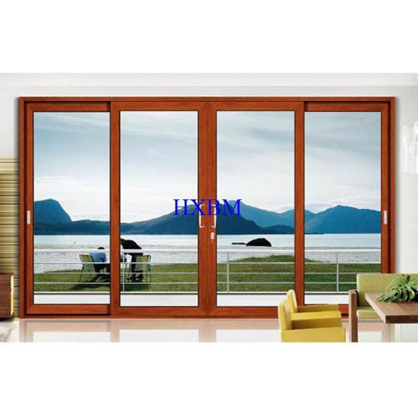 Air Permeation Resistant Aluminum Sliding Doors With 5 Years Warranty