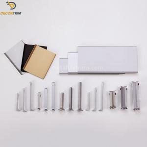 Cheap J Type Skirting Aluminium Profile , Skirting Moulding Profiles For Wall Corner wholesale