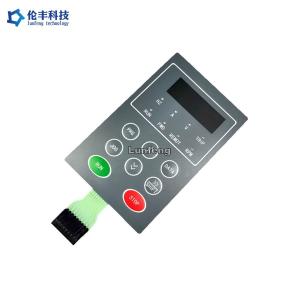 Cheap LED Tactile Membrane Switch Keypad , Black LCD Window Metal Dome Tactile Switch wholesale