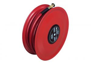 Cheap Red Hose Reel Disc With Fire Hose Reel Nozzle Plastics Powder Coating wholesale