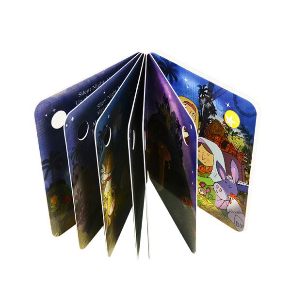 4C 4C Cover Color Light Up Book Matt Lamination Gilding Finishing