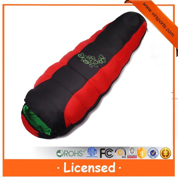 wholesale Ultralight Mummy portable Outdoor Camping Duck Down Sleeping Bag With Waterpoof Ripstop Fabric for adults