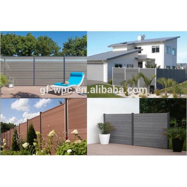 Wpc Fence Material Wood Plastic Hollow Panel Manufacturer